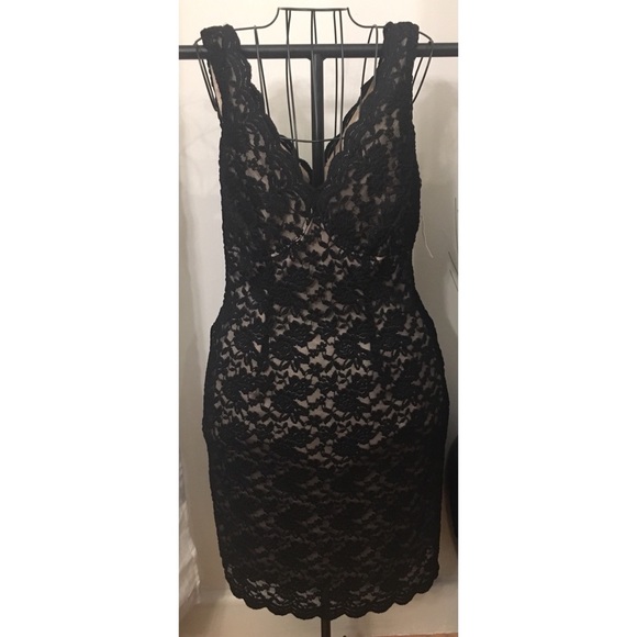 Dress Barn Dresses Black Lace Dress Size 12 Poshmark